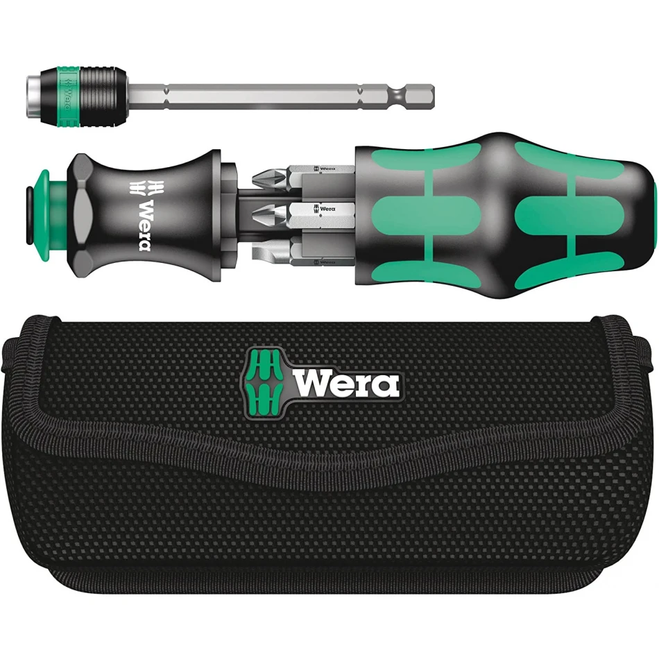 Държач с магазин 1/4'' WERA КК20 с 6бр. накрайници