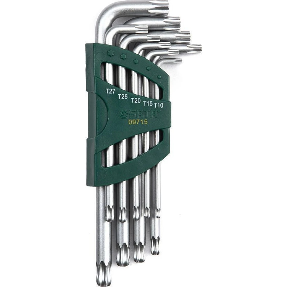 Ключове Tamper-Proof TORX със сферична глава удължени комплект - 9 броя Ключове Tamper-Proof TORX със сферична глава удължени комплект - 9 броя