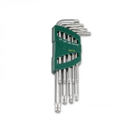 Ключове Tamper-Proof TORX със сферична глава удължени комплект - 9 броя