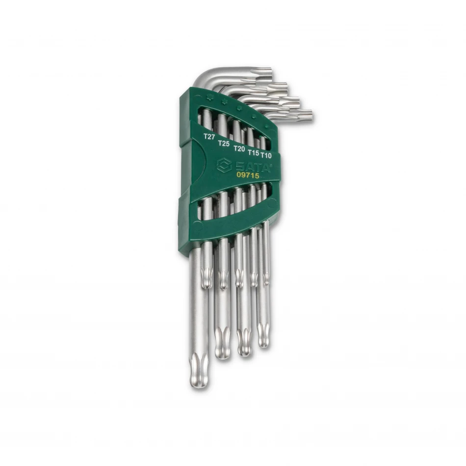 Ключове Tamper-Proof TORX със сферична глава удължени комплект - 9 броя Ключове Tamper-Proof TORX със сферична глава удължени комплект - 9 броя