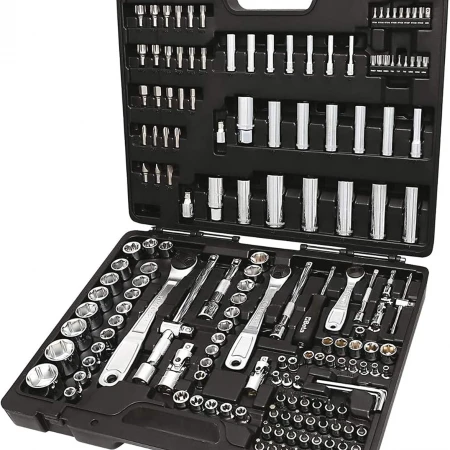 Комплект BETA BW 903E/C170 тресчотки, вложки и аксосоари на 1/4'', 3/8" и 1/2'' - 170 части