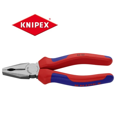 Клещи комбинирани Knipex 180mm с мултикомпонентни дръжки