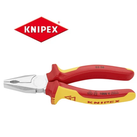 Клещи комбинирани Knipex 180mm изолирани 1000V