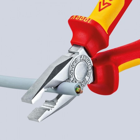 Клещи комбинирани Knipex 160mm изолирани 1000V Клещи комбинирани Knipex 160mm изолирани 1000V