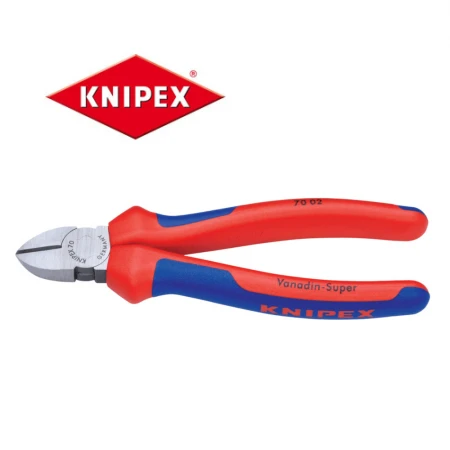 Клещи резачки Knipex 180mm с мултикомпонентни дръжки