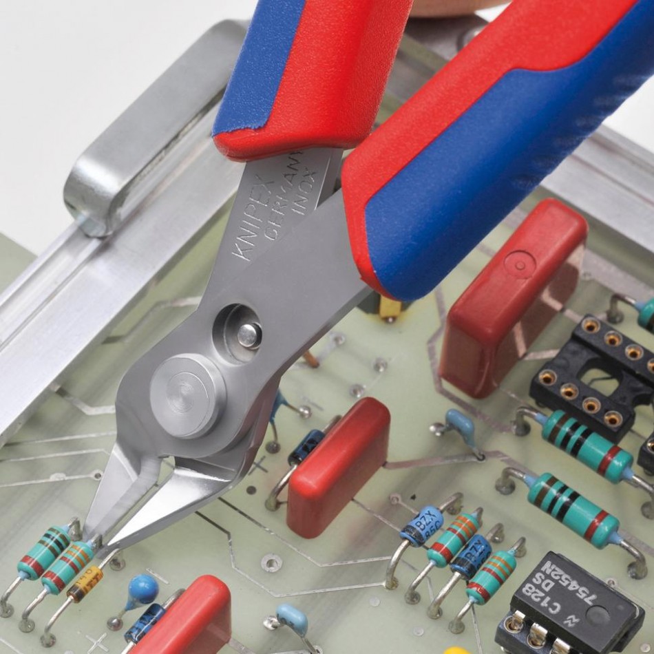 Клещи резачки Knipex за електроника 125mm, Cu1.6mm, Fe1.0mm Клещи резачки Knipex за електроника 125mm, Cu1.6mm, Fe1.0mm