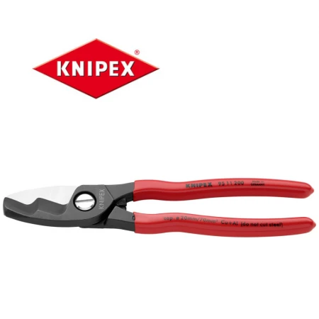 Kлещи (ножици) Knipex за рязане на кабели двустепенни 20mm, 70мм2 