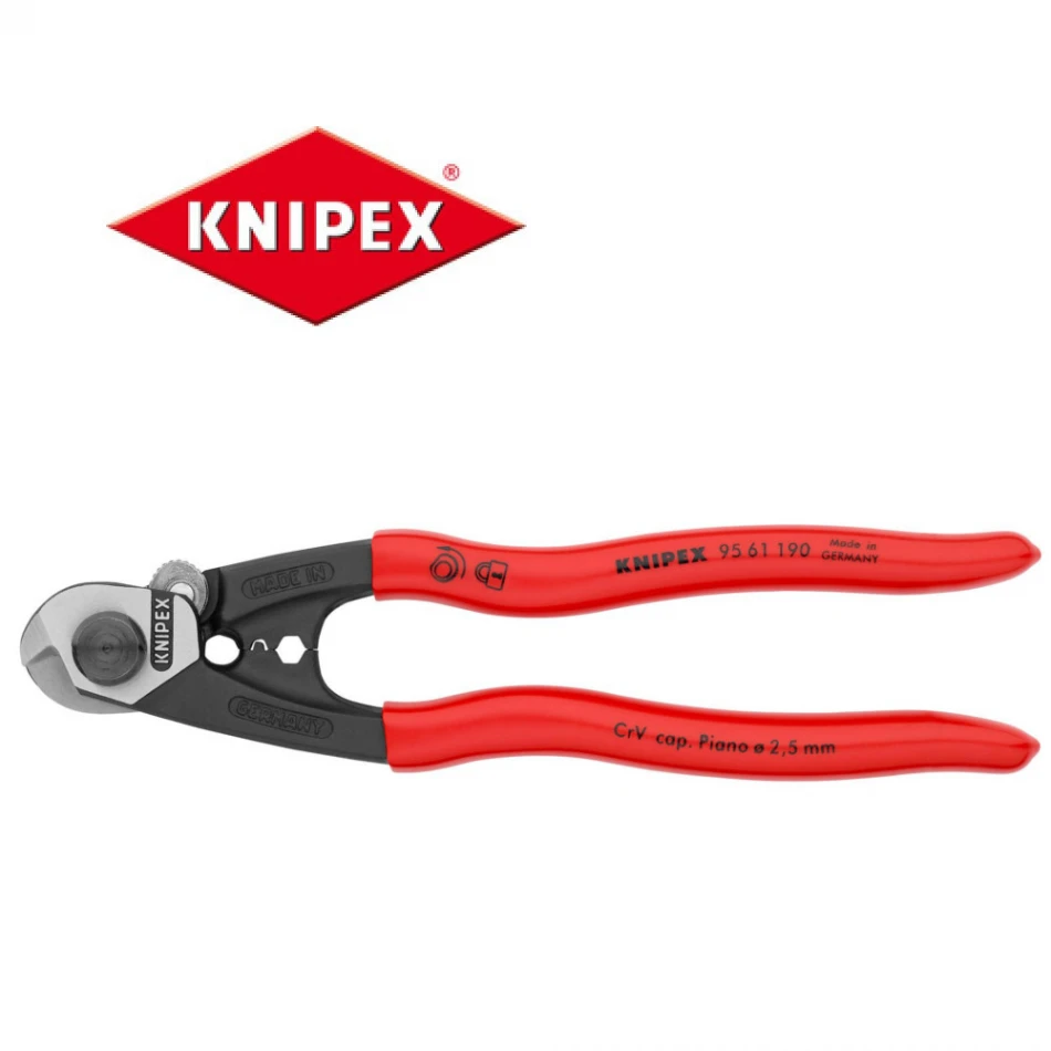 Kлещи Knipex за рязане на стоманени въжета Ф7mm Kлещи Knipex за рязане на стоманени въжета Ф7mm