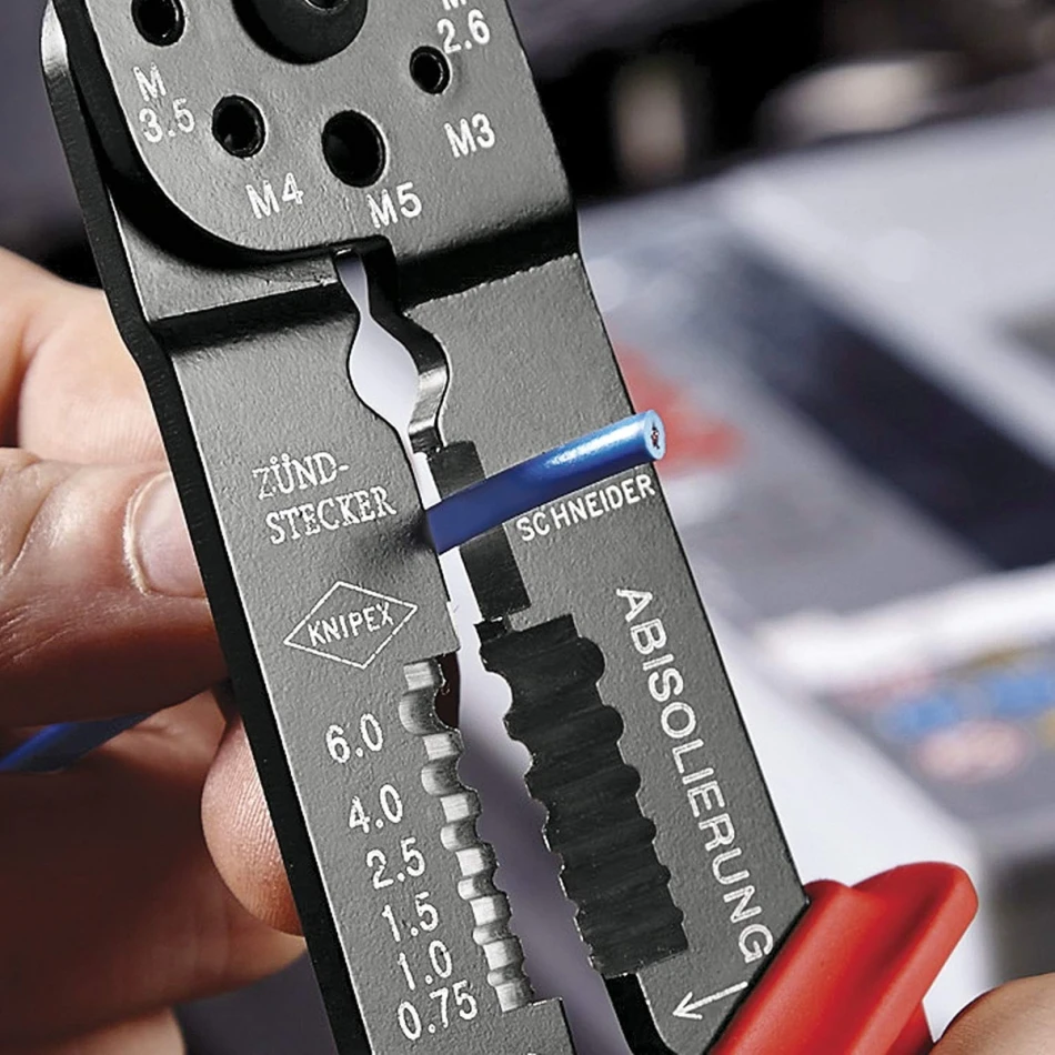 Kлещи Knipex за кербоване 0.5-6.0mm2 Kлещи Knipex за кербоване 0.5-6.0mm2