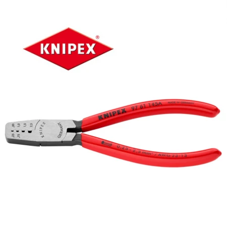 Kлещи Knipex за кербоване 0.25-2.5mm2