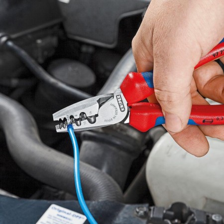 Кримпващи клещи Knipex за накрайници 0.25-16.00mm2