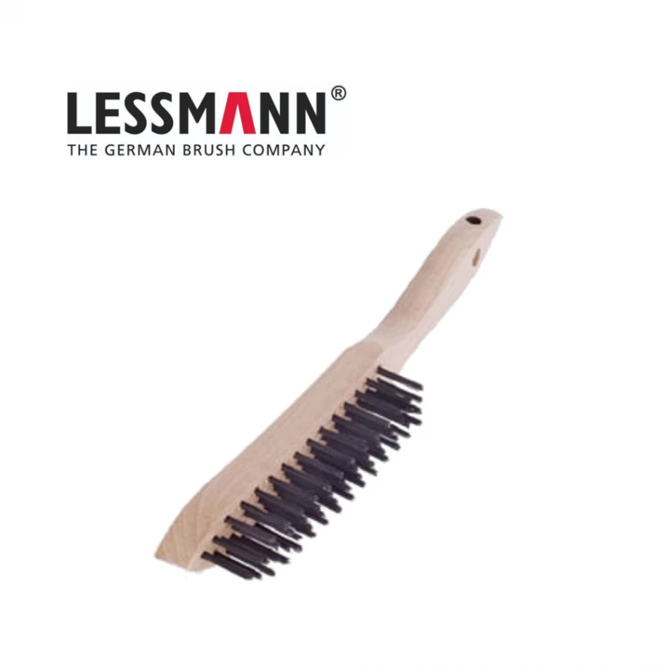 Ръчна четка четириредова помеднен косъм Lessmann Ръчна четка четириредова помеднен косъм Lessmann