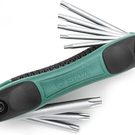 Комплект 8бр. сгъваеми ключове TORX