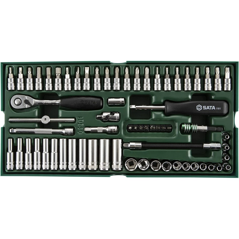 Комплект 66бр. вложки 1/4'' Комплект 66бр. вложки 1/4''