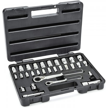 Комплект 30бр. вложки проходни 1/4'' и 3/8''