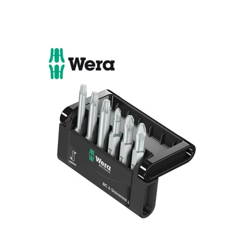 Комплект Wera Bit-Check 6 Universal2 - 6 бр накрайници 