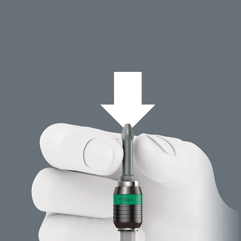 Комплект Wera KK50 - 12 бр накрайници и pъкохватка Комплект Wera KK50 - 12 бр накрайници и pъкохватка