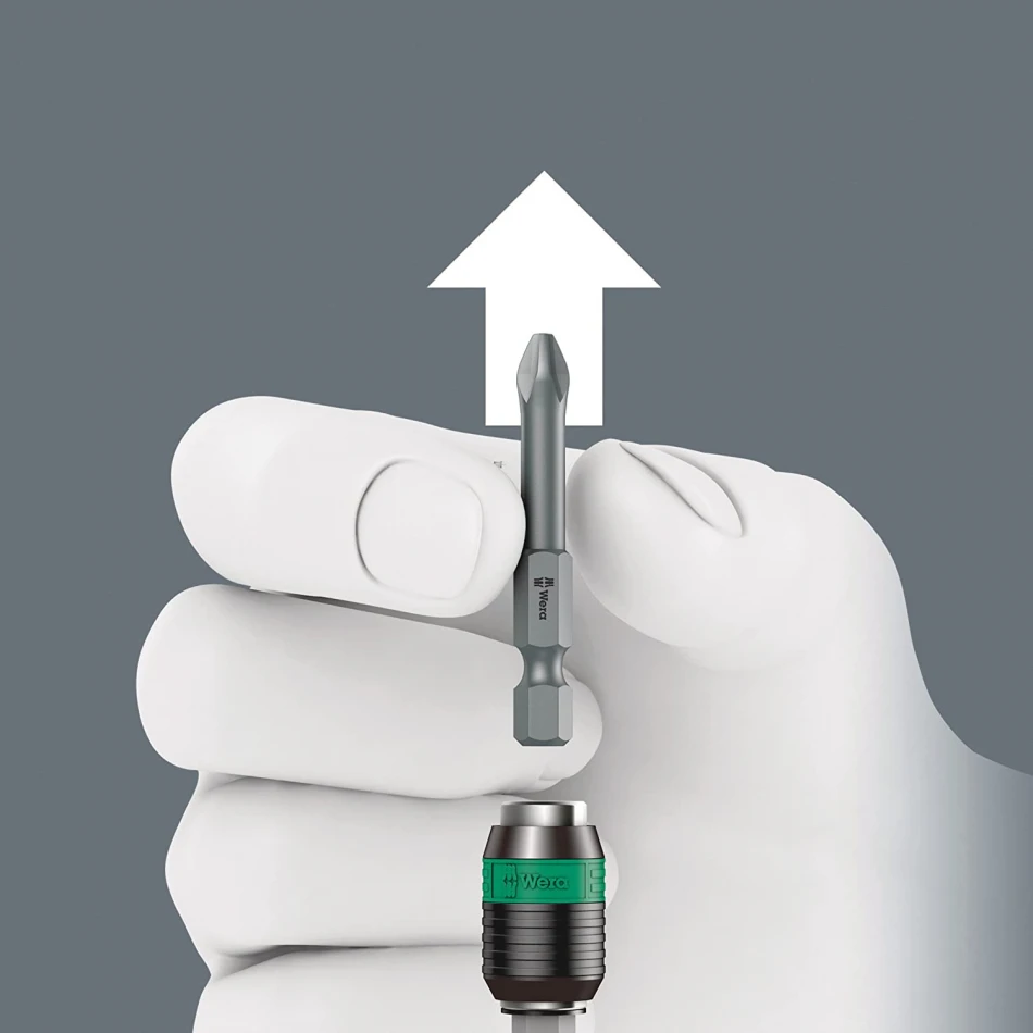 Комплект Wera KK50 - 12 бр накрайници и pъкохватка Комплект Wera KK50 - 12 бр накрайници и pъкохватка