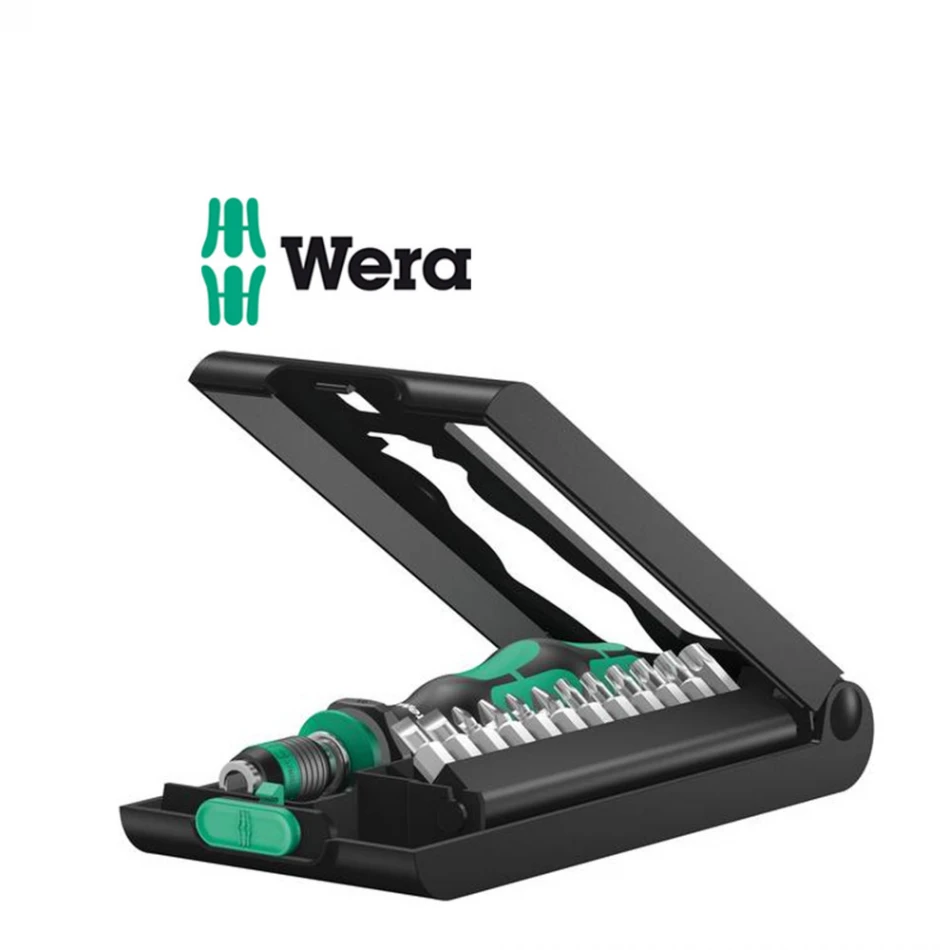 Комплект Wera KK50 - 12 бр накрайници и pъкохватка Комплект Wera KK50 - 12 бр накрайници и pъкохватка