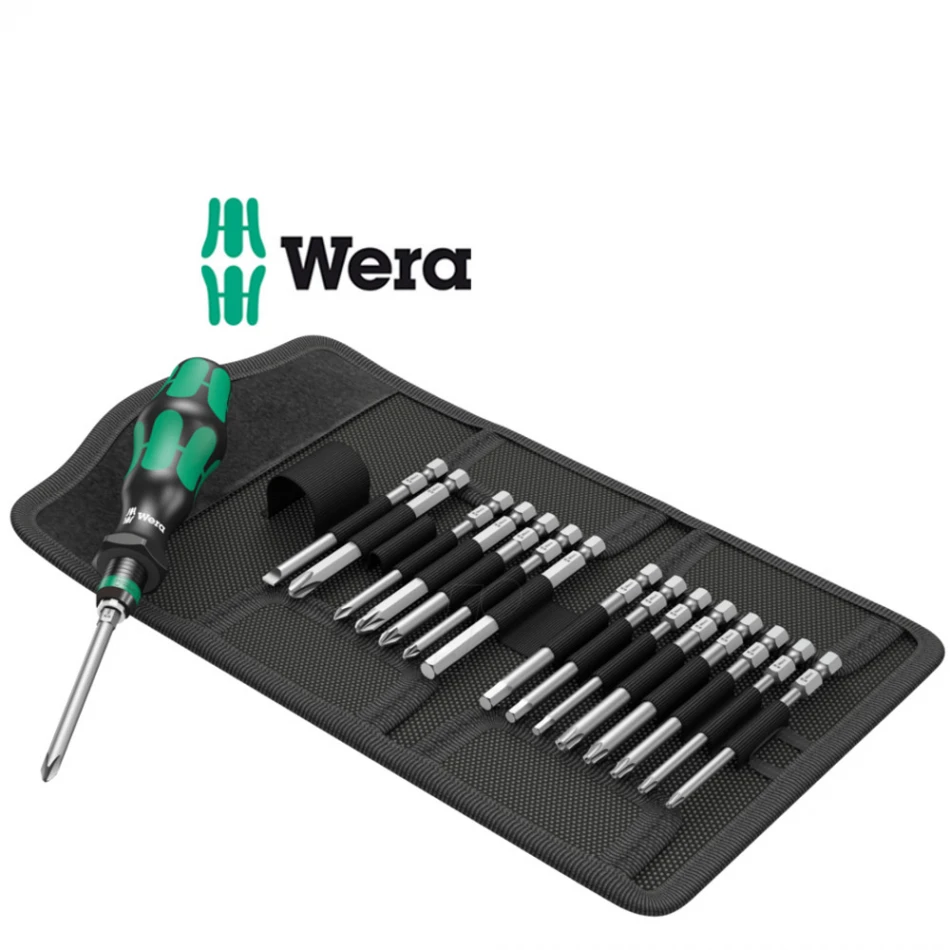 Комплект Wera KK60 - 16 бр накрайници и pъкохватка