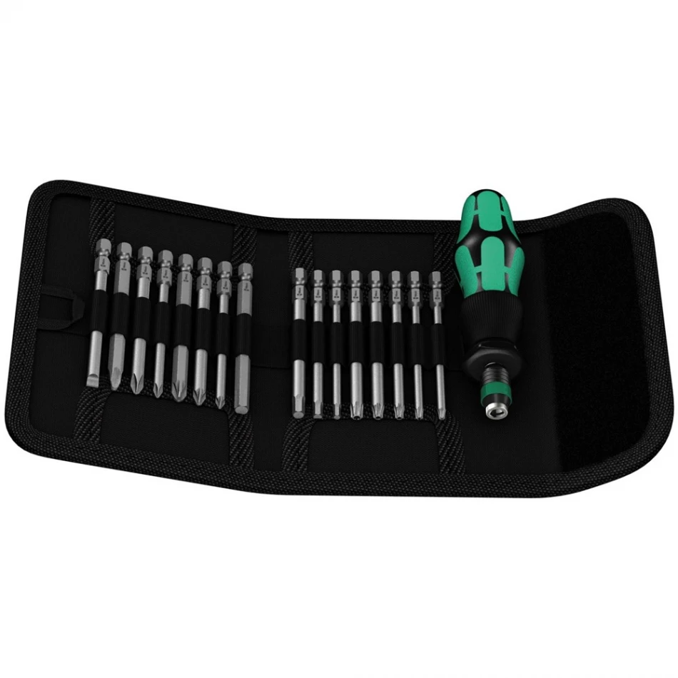 Комплект Wera KK60 - 16 бр накрайници и pъкохватка