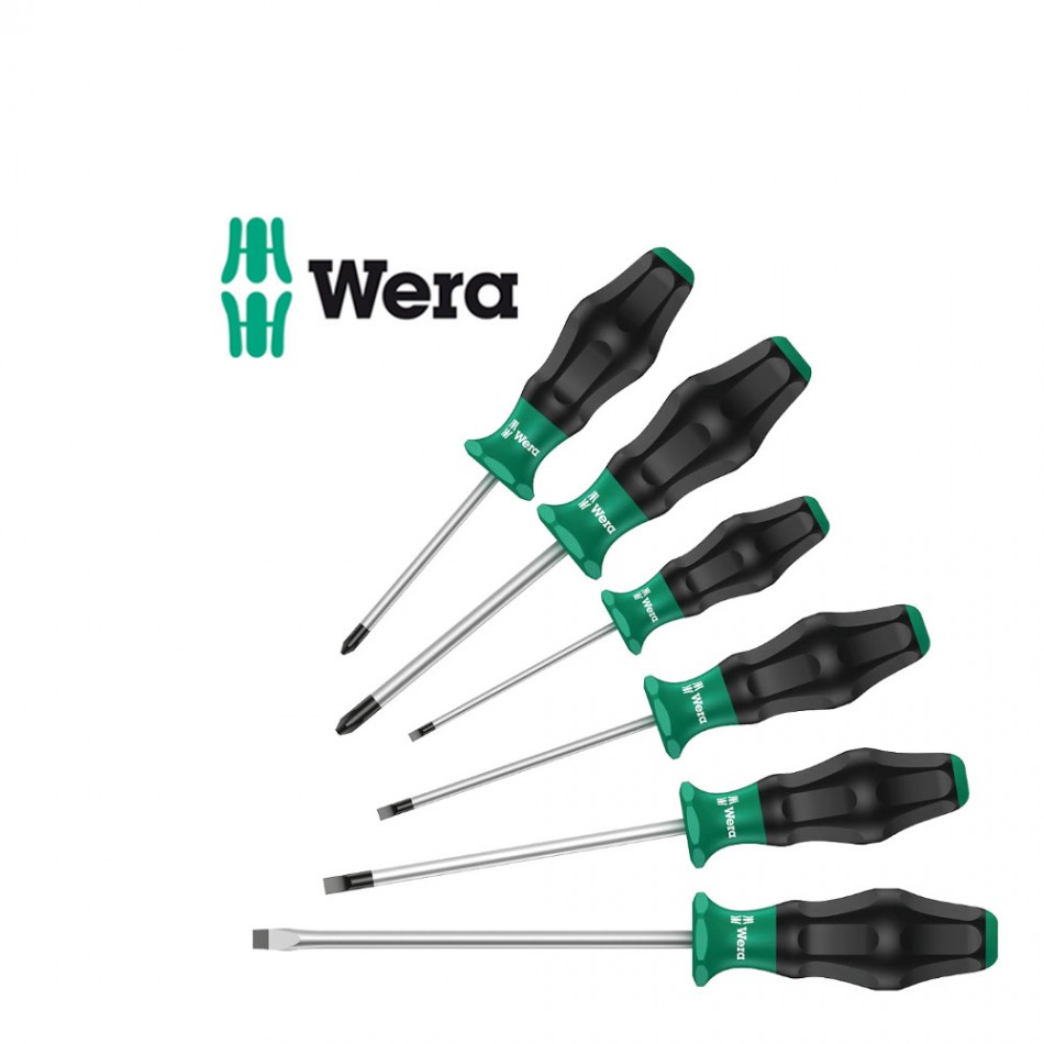 Комплект 6 бр. отвертки Wera Kraftform Comfort Комплект 6 бр. отвертки Wera Kraftform Comfort
