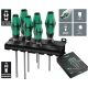Комплект 6 бр. отвертки Wera Kraftform 334/355/6 