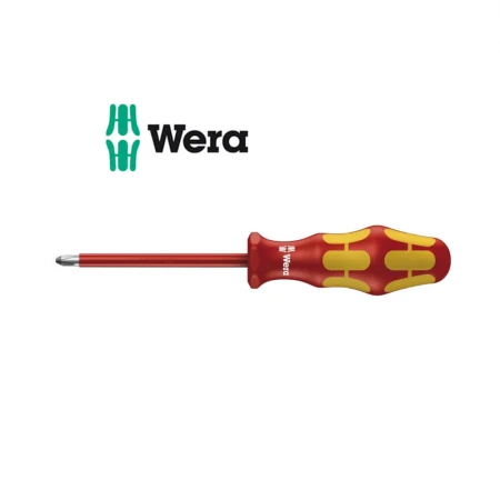 Отвертка кръстата изолирана (1000V) PZ 2x100mm Wera Kraftform Plus