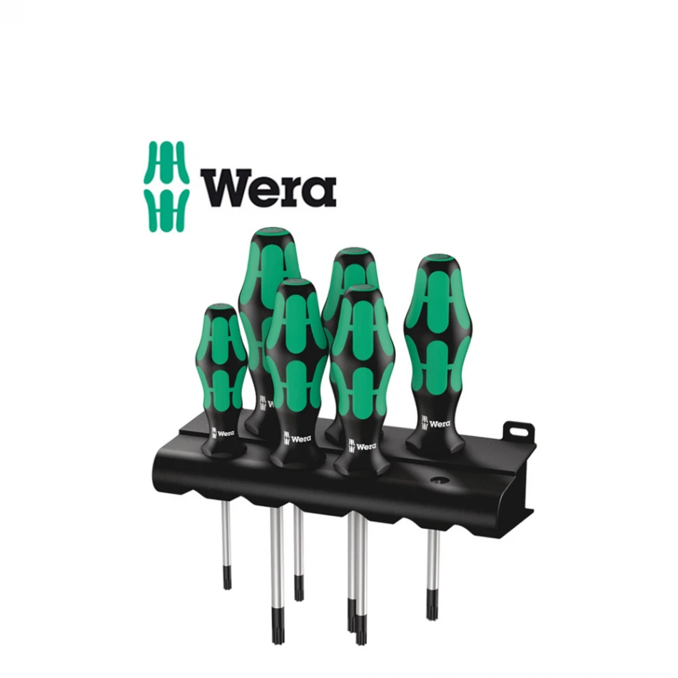 Комплект 6 бр. отвертки Wera TORX Kraftform Plus Комплект 6 бр. отвертки Wera TORX Kraftform Plus